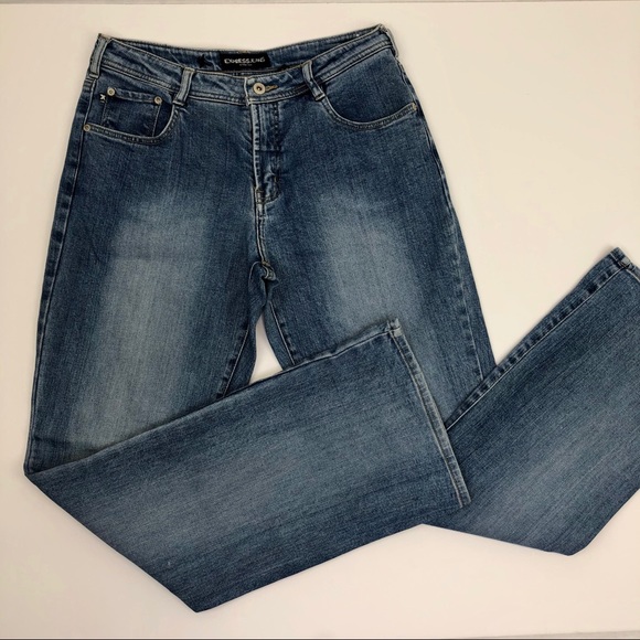 Express vintage high rise blue jeans - 11/12 - Picture 2 of 6